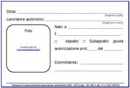 Tesserino di riconoscimento dei lavoratori impiegati in appalto